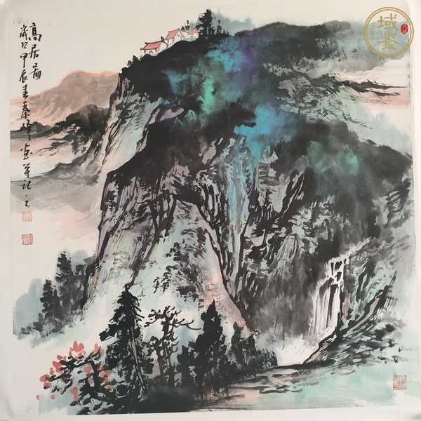 古玩字畫高居圖真品鑒賞圖