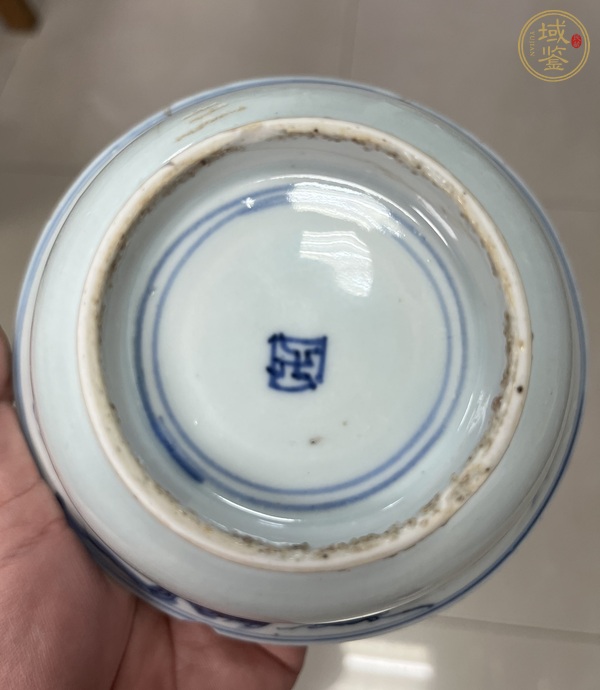 古玩陶瓷青花龍紋碗真品鑒賞圖