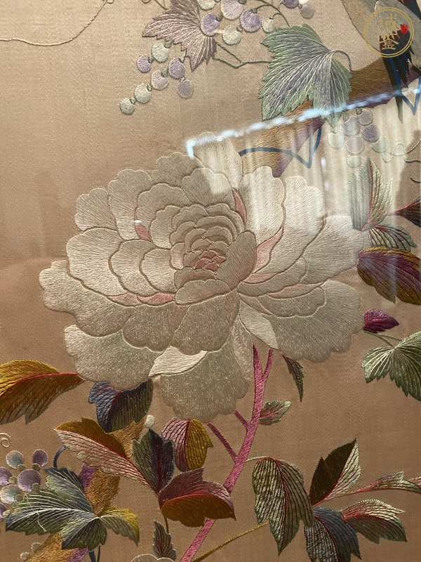 古玩雜項(xiàng)粵繡真品鑒賞圖