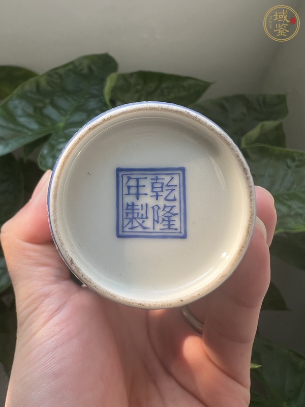 古玩陶瓷琺瑯風(fēng)格粉彩鴿趣花卉瓶真品鑒賞圖