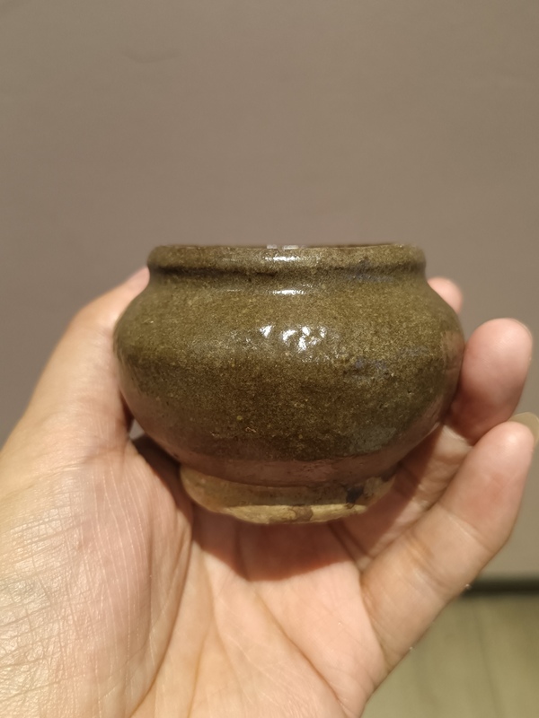 古玩陶瓷元末明初～茶葉末釉茶入拍賣，當前價格1288元