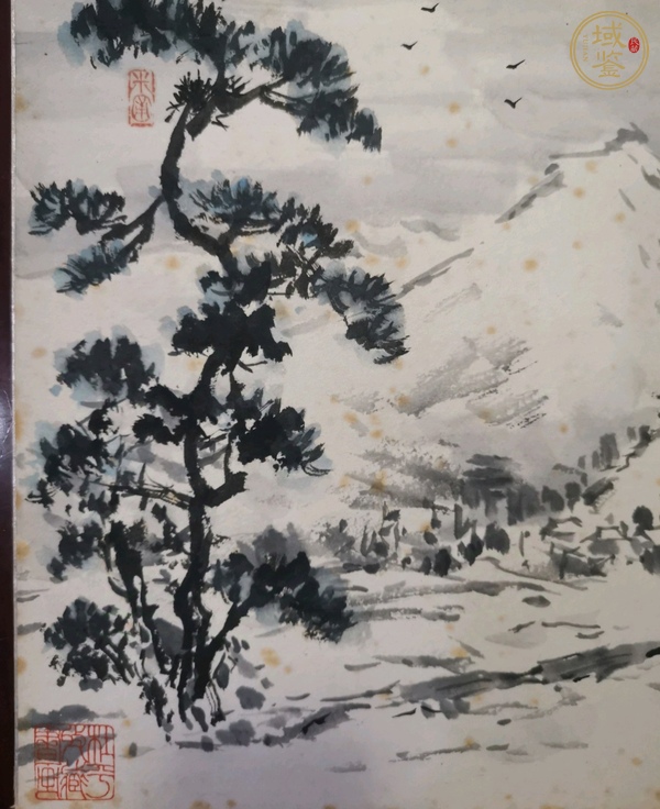 古玩字畫蒼蒼見高節(jié)真品鑒賞圖