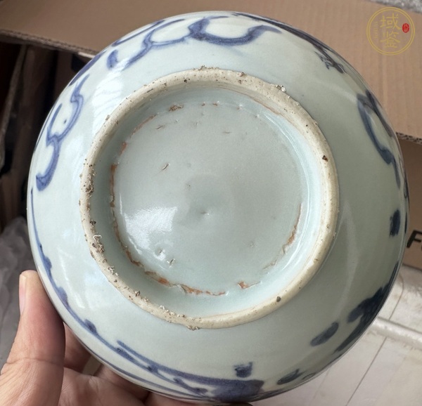 古玩陶瓷青花龍鳳紋碗真品鑒賞圖