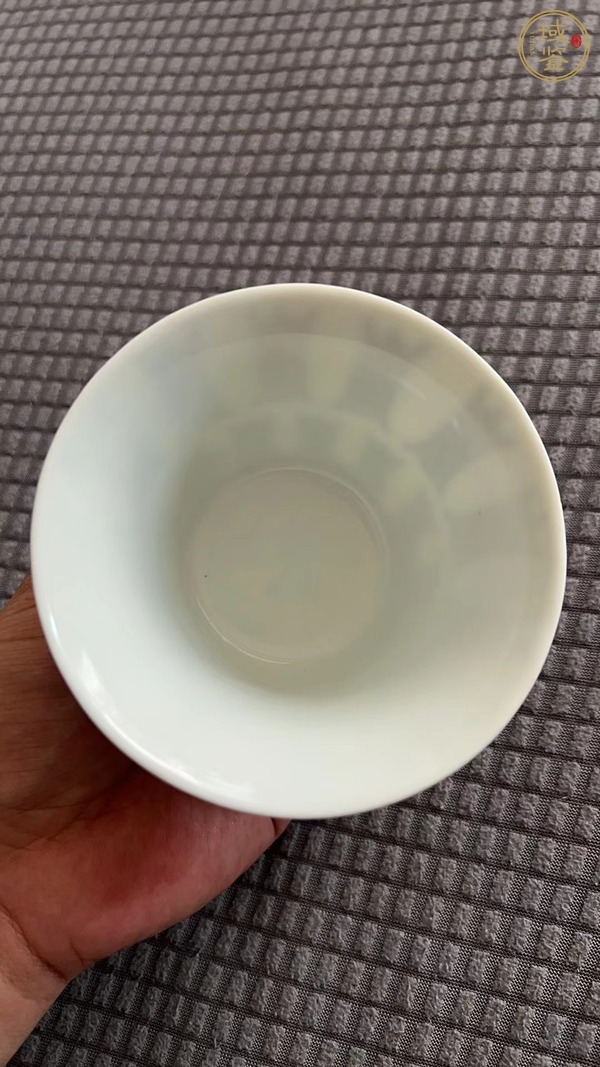 古玩陶瓷青花壽字紋杯真品鑒賞圖