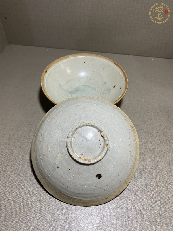 古玩陶瓷青白釉面包碗真品鑒賞圖