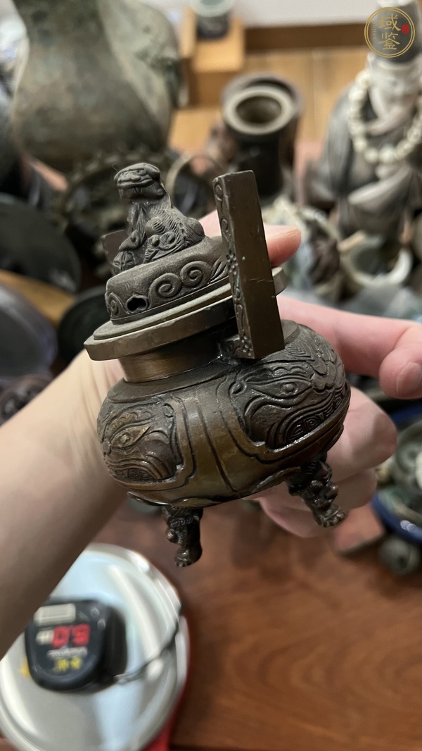 古玩雜項(xiàng)銅薰?fàn)t真品鑒賞圖