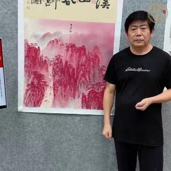 古玩字畫溪山春歸圖真品鑒賞圖