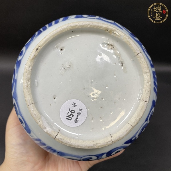 古玩陶瓷青花一路連科紋蒜頭瓶真品鑒賞圖