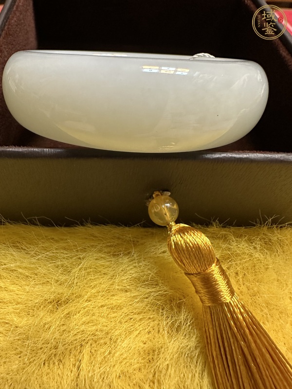 古玩玉器天然和田玉手鐲真品鑒賞圖