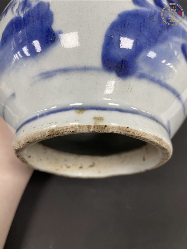 古玩陶瓷青花人物故事葫蘆瓶真品鑒賞圖