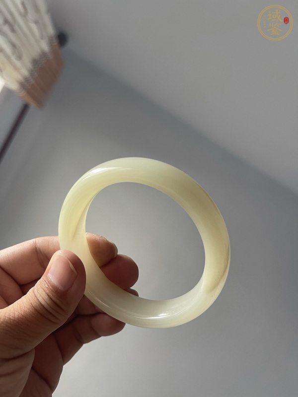 古玩玉器阿富汗玉手鐲真品鑒賞圖