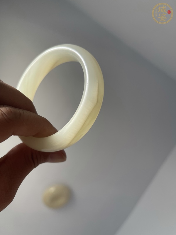 古玩玉器阿富汗玉手鐲真品鑒賞圖