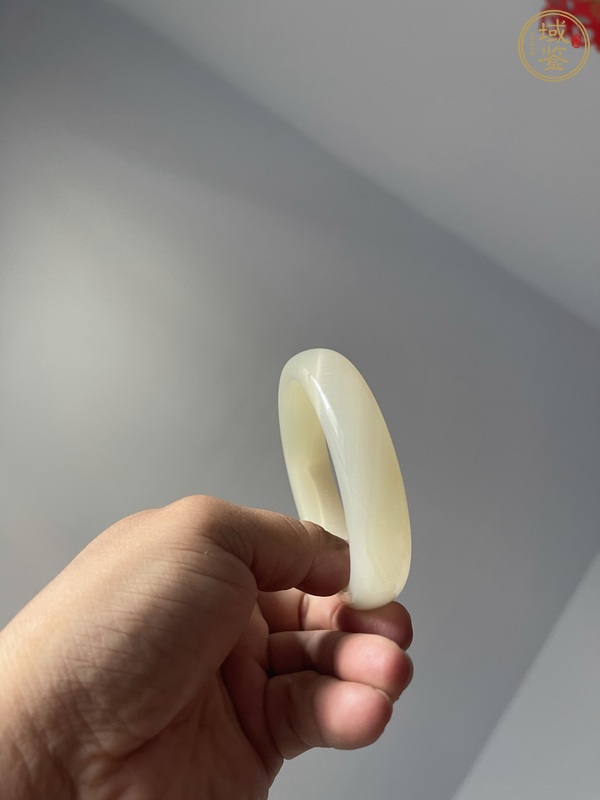 古玩玉器阿富汗玉手鐲真品鑒賞圖