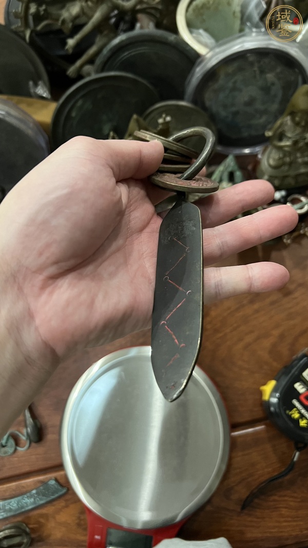 古玩雜項銅師刀法器真品鑒賞圖