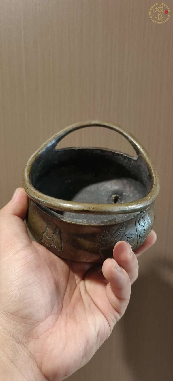 古玩銅器鳳眼爐真品鑒賞圖