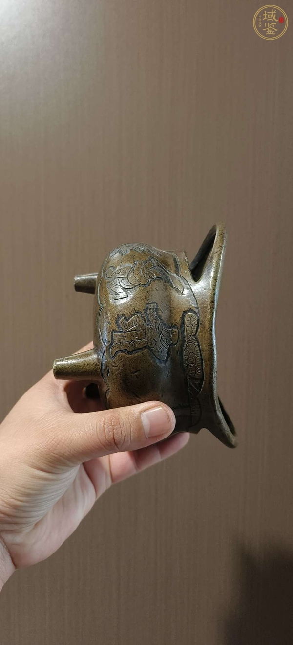 古玩銅器鳳眼爐真品鑒賞圖