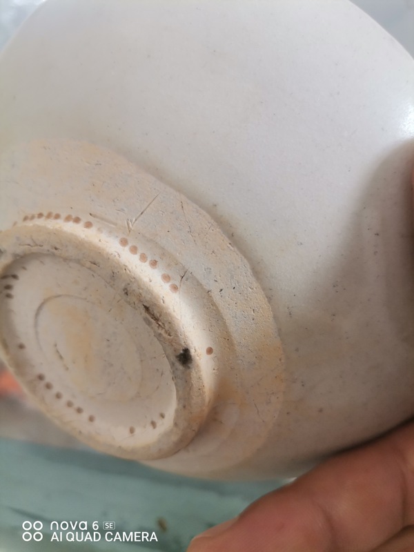 古玩陶瓷白耀州茶盞拍賣,當前價格1800元