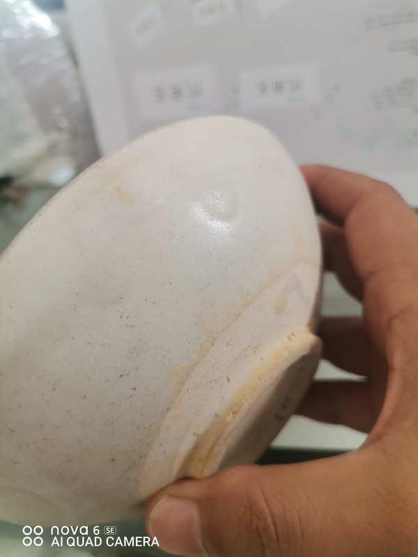 古玩陶瓷白耀州茶盞拍賣,當前價格1800元
