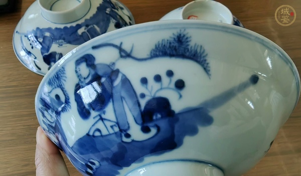 古玩陶瓷青花人物碗真品鑒賞圖
