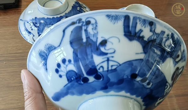 古玩陶瓷青花人物碗真品鑒賞圖