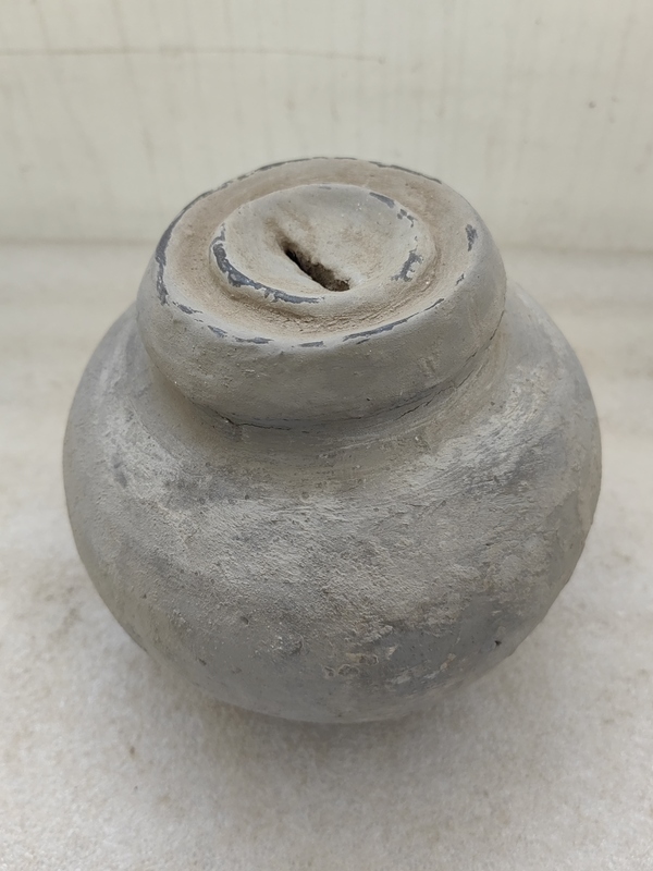 古玩陶瓷灰陶撲滿拍賣,當前價格750元