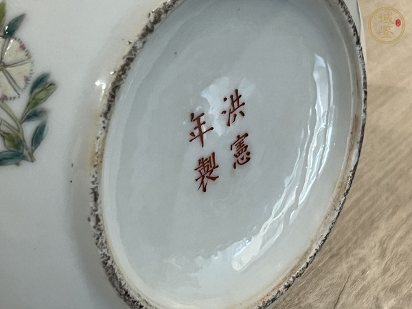 古玩陶瓷粉彩開光花鳥紋雙耳蓋缸真品鑒賞圖