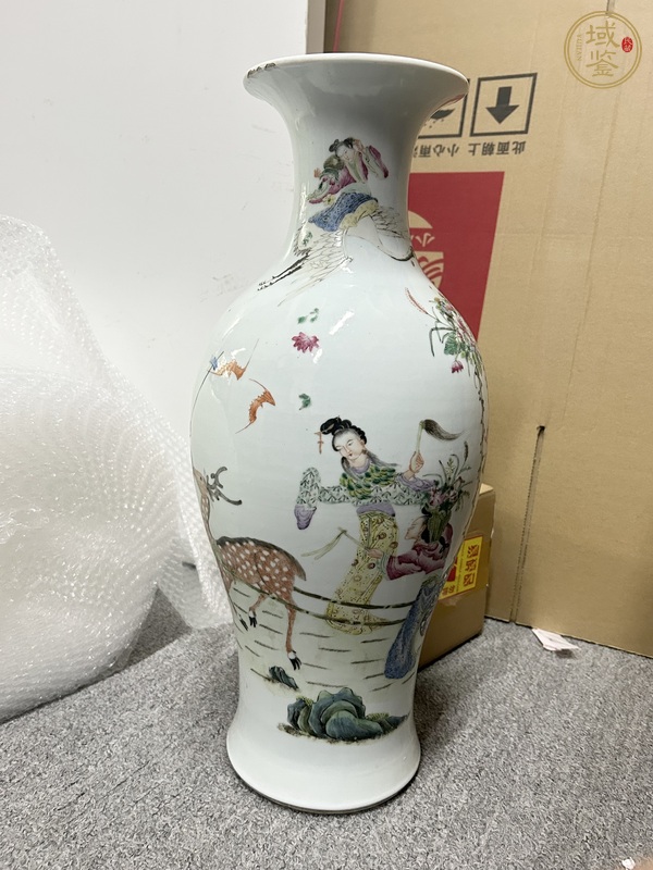 古玩陶瓷粉彩瓶真品鑒賞圖