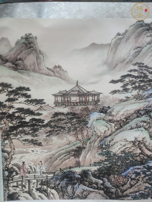 古玩字畫品茗論道真品鑒賞圖