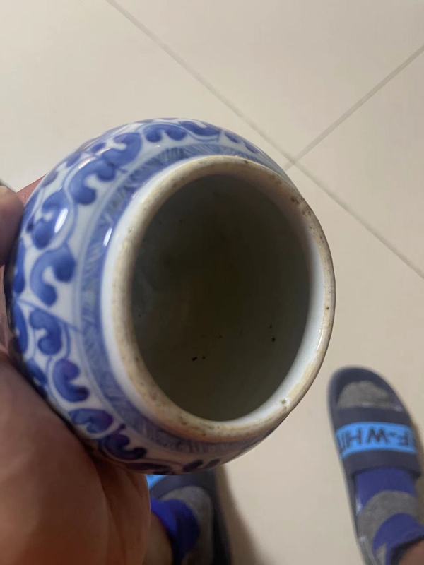 古玩陶瓷康熙青花纏枝寶相花雞心鳥食杯拍賣,當前價格3500元