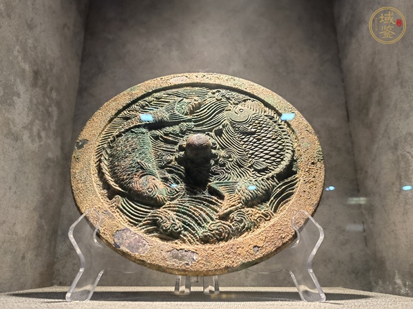 古玩銅器雙魚(yú)鏡真品鑒賞圖