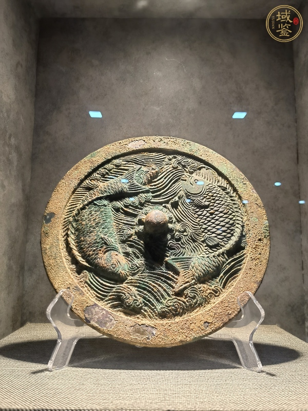 古玩銅器雙魚(yú)鏡真品鑒賞圖