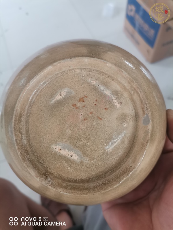 古玩陶瓷越窯青瓷茶碗真品鑒賞圖