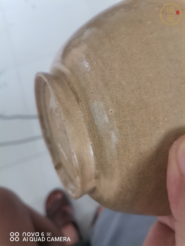 古玩陶瓷越窯青瓷茶碗真品鑒賞圖