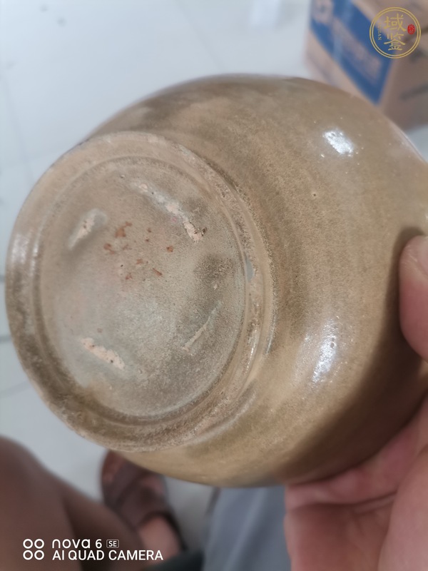 古玩陶瓷越窯青瓷茶碗真品鑒賞圖