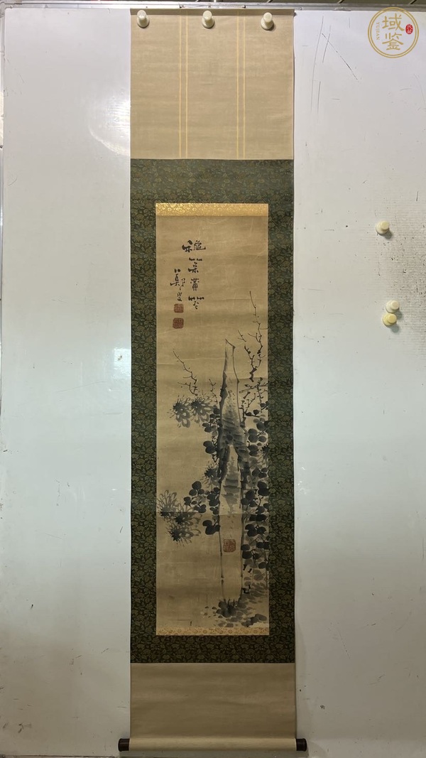 古玩字畫秋葉？黃花真品鑒賞圖