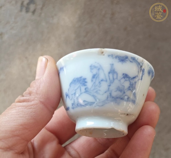 古玩陶瓷青花杯真品鑒賞圖