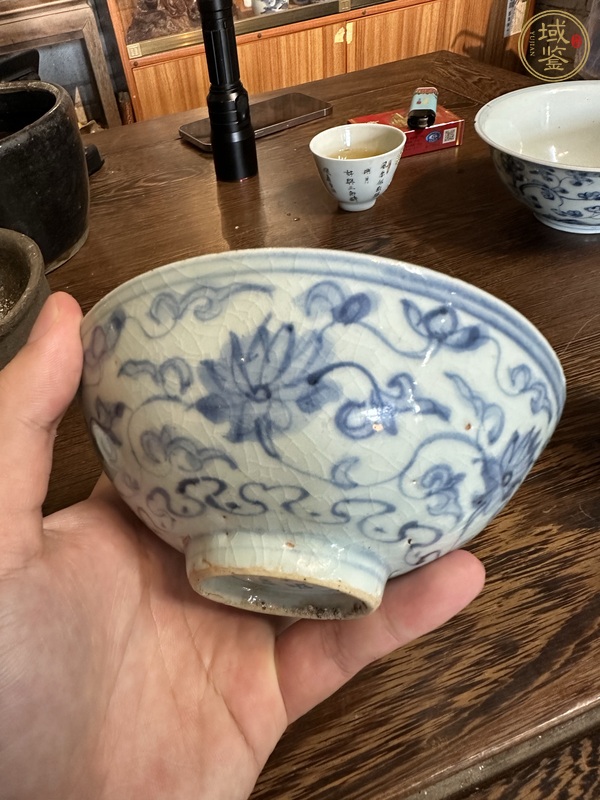 古玩陶瓷明代青花碗真品鑒賞圖