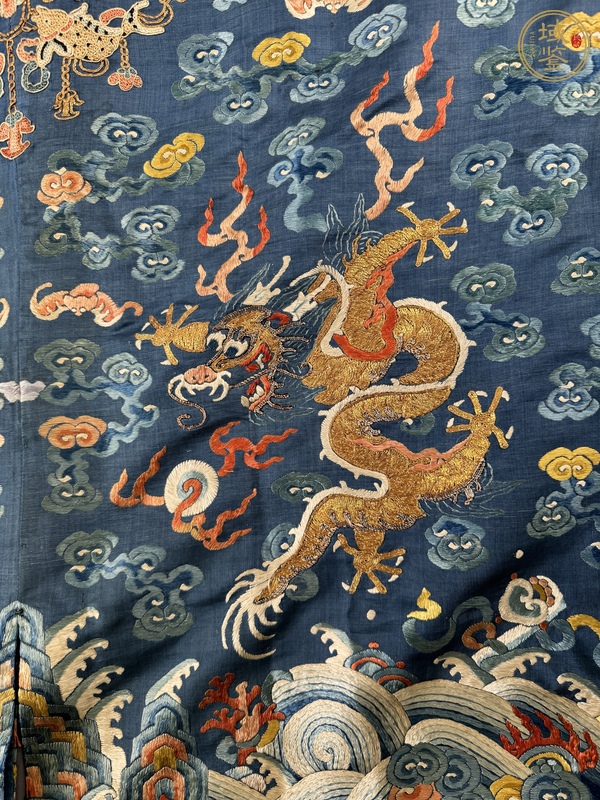 古玩雜項吉服龍袍真品鑒賞圖