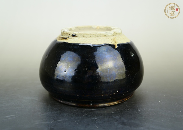 古玩陶瓷黑白緇素缽式爐真品鑒賞圖