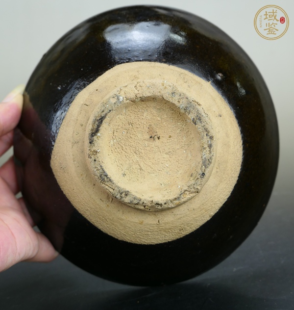 古玩陶瓷磁州窯黑釉茶碗真品鑒賞圖