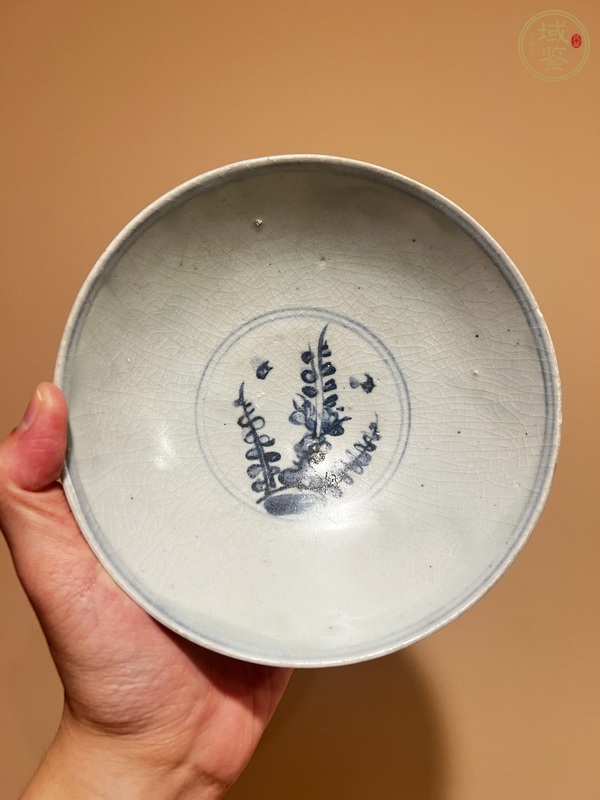 古玩陶瓷青花花鳥紋碗真品鑒賞圖