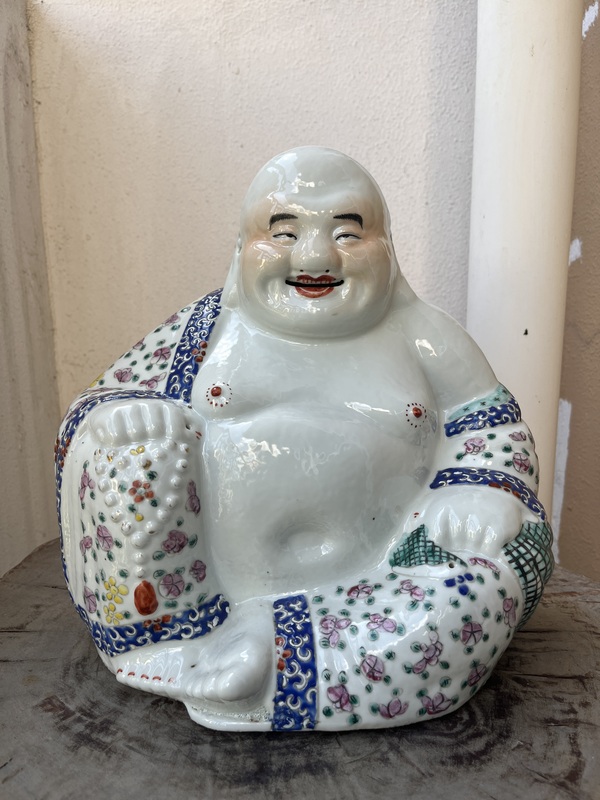 古玩陶瓷彌勒佛(大號)拍賣,當前價格8500元