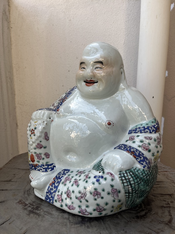 古玩陶瓷彌勒佛(大號)拍賣,當前價格8500元