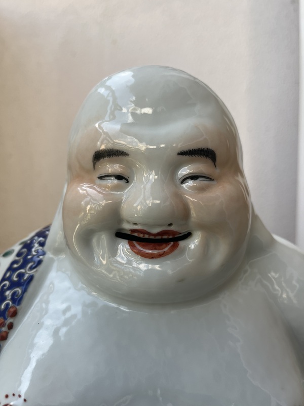 古玩陶瓷彌勒佛(大號)拍賣,當前價格8500元