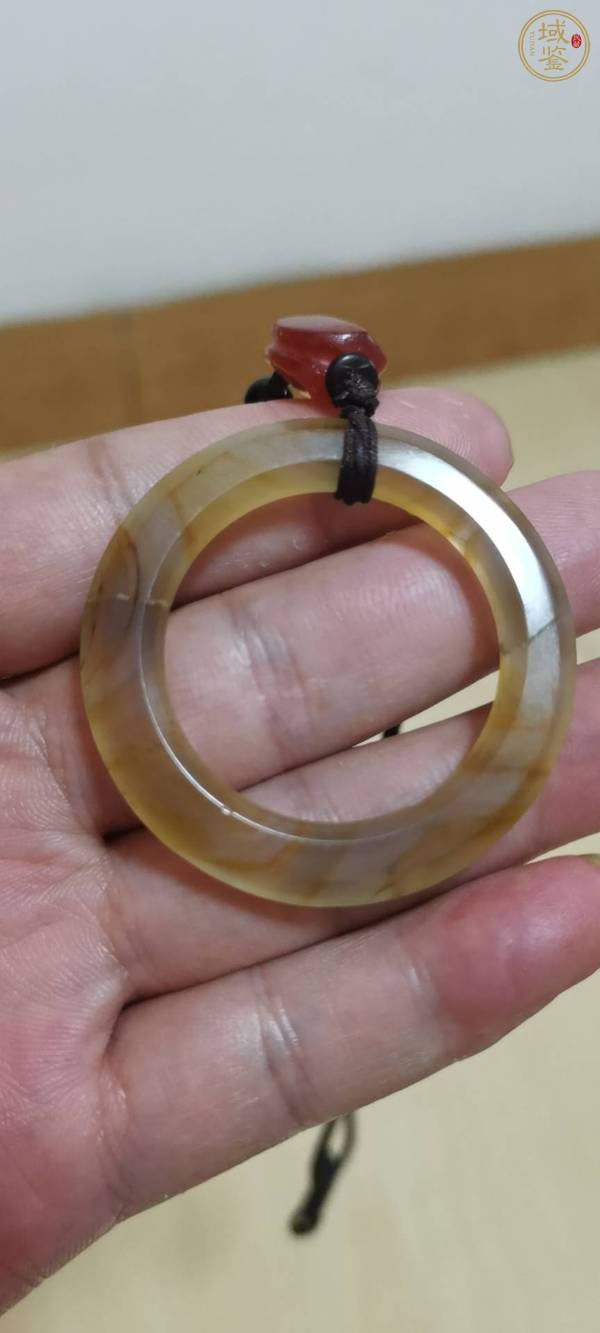 古玩玉器瑪瑙雕“三才環(huán)”真品鑒賞圖