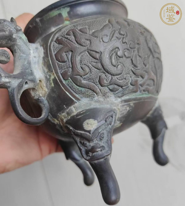 古玩銅器銅爐真品鑒賞圖