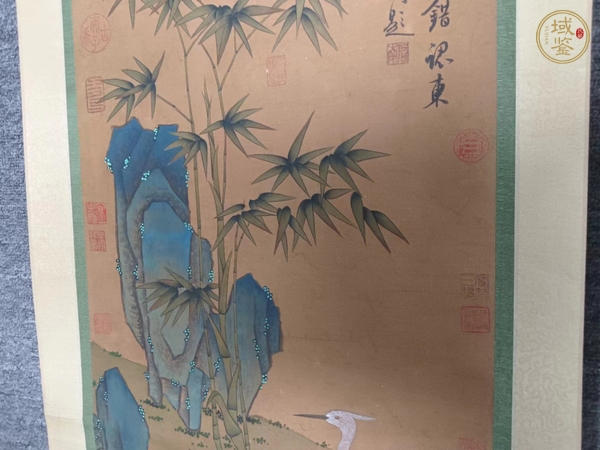 古玩字畫(huà)趙昌款花鳥(niǎo)真品鑒賞圖