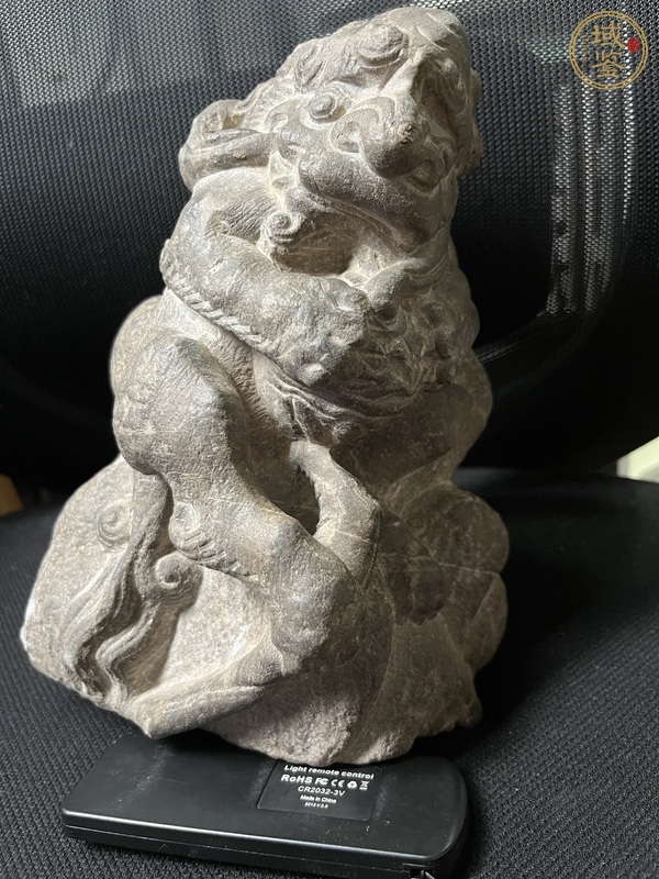 古玩雜項(xiàng)青石獅子真品鑒賞圖