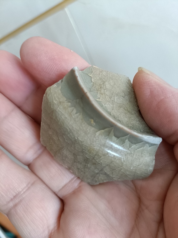 古玩陶瓷南宋龍泉官窯標本拍賣,當前價格298元