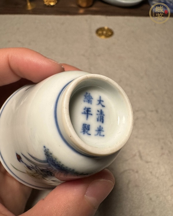 古玩陶瓷斗彩杯真品鑒賞圖